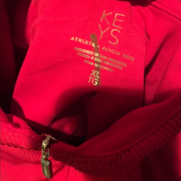 NWTOT-Athleta Red Keys Goddess Bodysuit, Extra Large - Picture 6 of 6